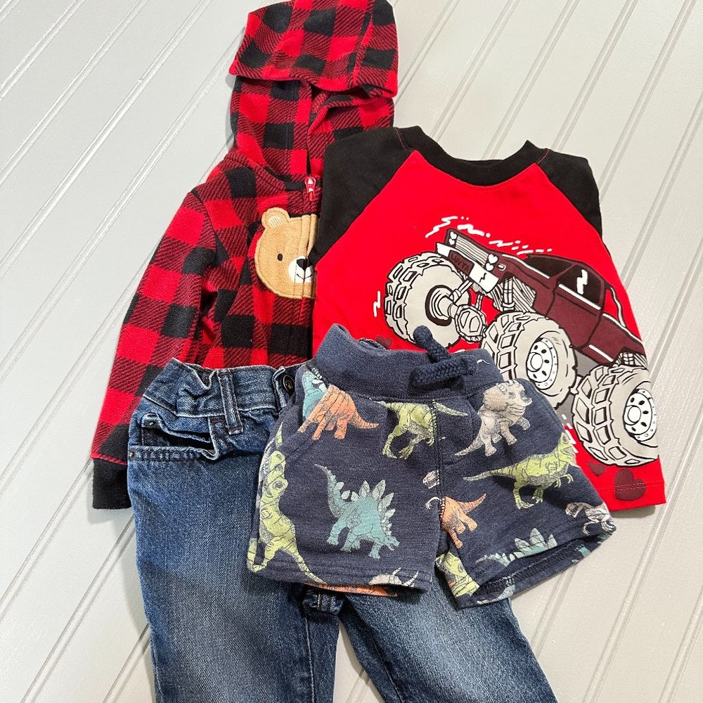 Bundle of 5 Pieces 12M Boys The Children's Place, Disney Baby, Child of Mine